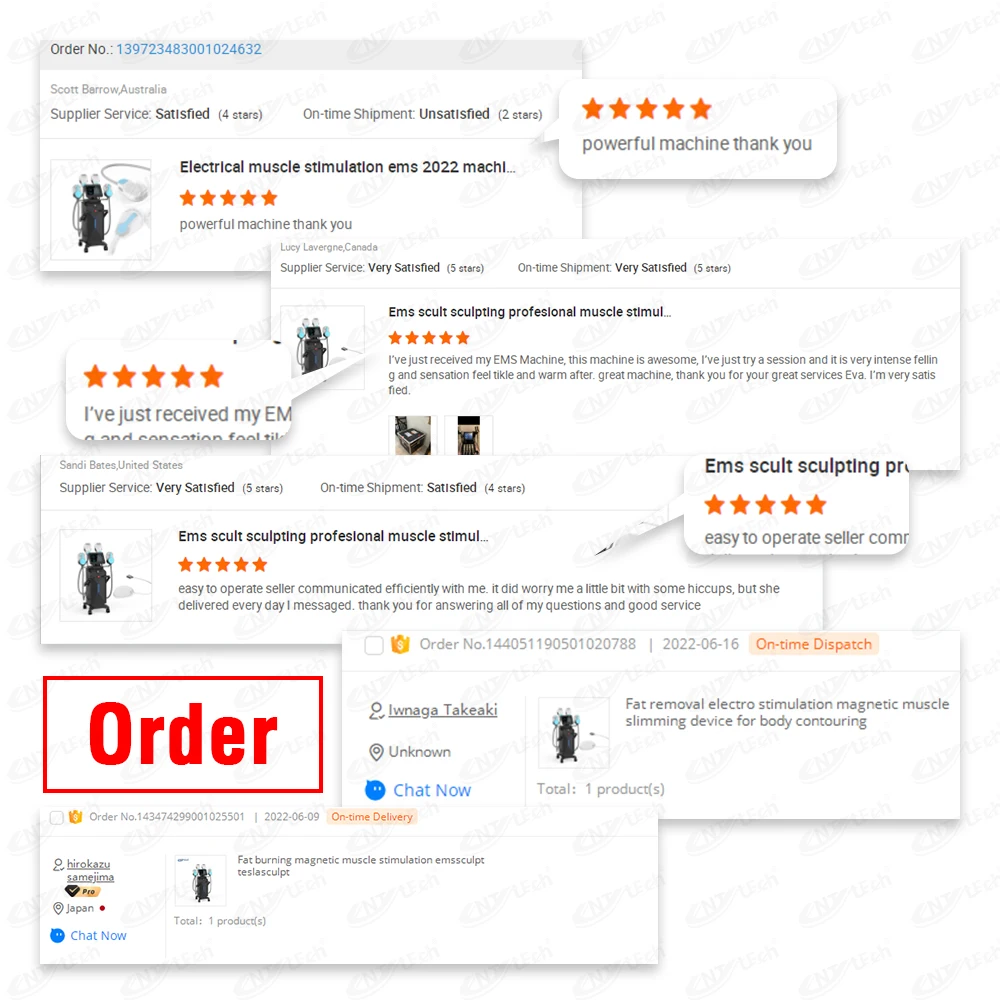 Increase muscle CE approved 2 handle 4 handles ems rf body sculpting machine
