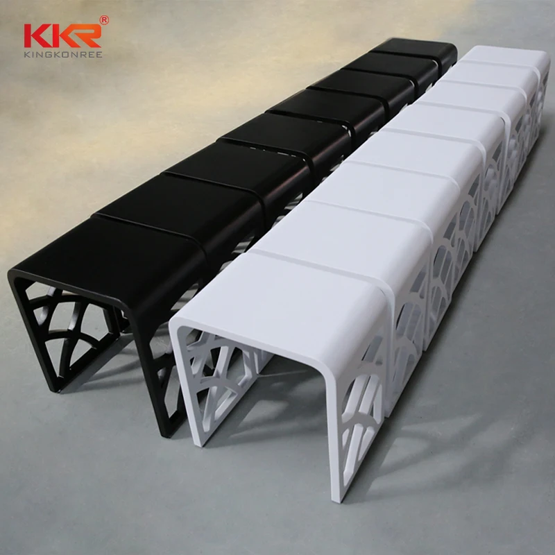 artificial stone shower chair, bathroom shower bench, acrylic solid surface shower stool