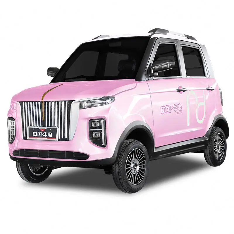 
New Matte Black Apricot Silver Mini Electric 4 Wheel Car For Adults 