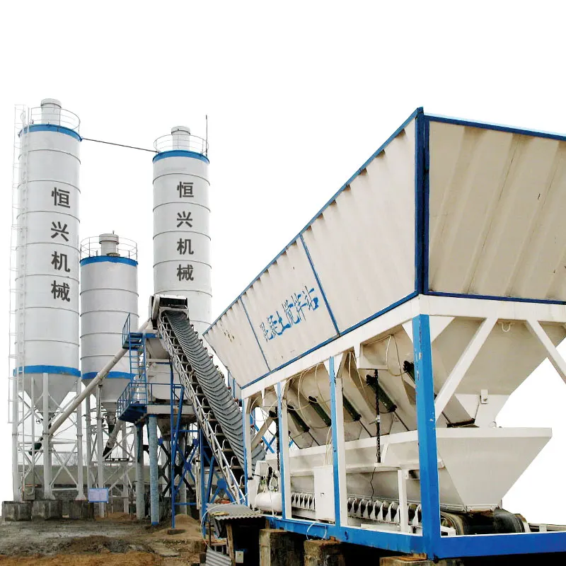 HZS200 Ready Mixed Concrete Batching plant Concrete Mixer concrete mixer