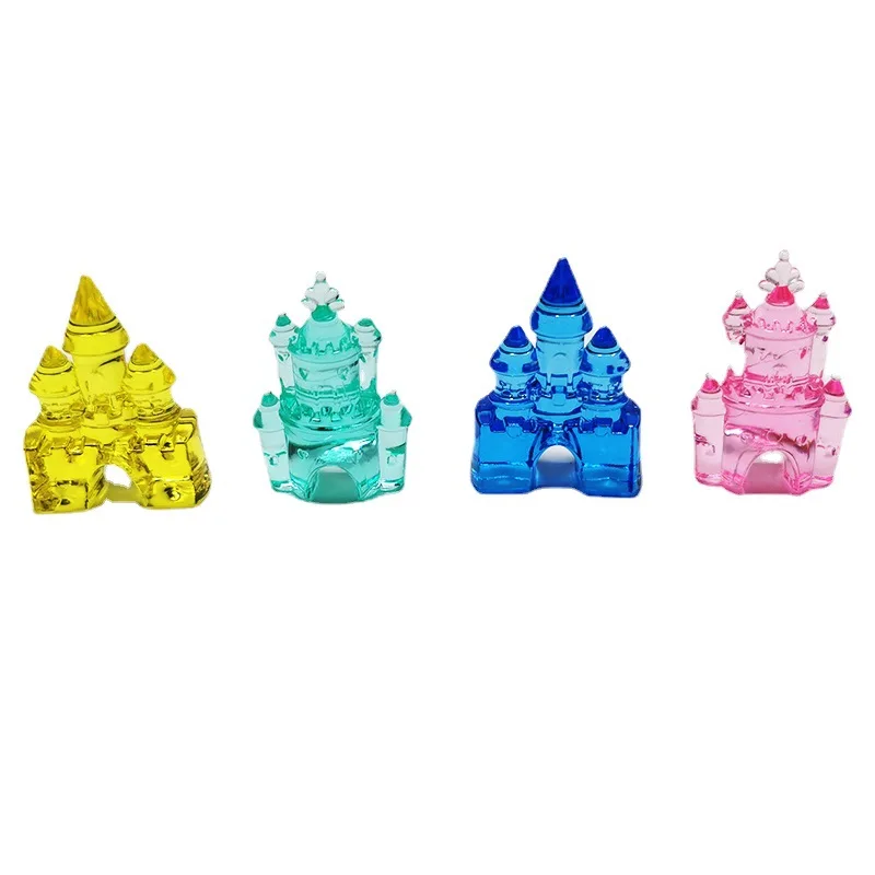 2407 zhikou Frozen Adventure Anna Aisha Princess Moon Prince of White Horse cartoon Christmas Tree Crystal Dolphin gyro