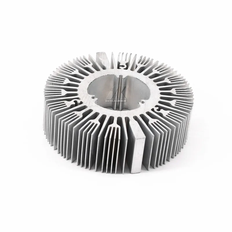 Hot selling Heat Sink CNC Machining Anodized Silver Aluminum Large Industrial Aluminium Heat Sink for LED light aluminum profile