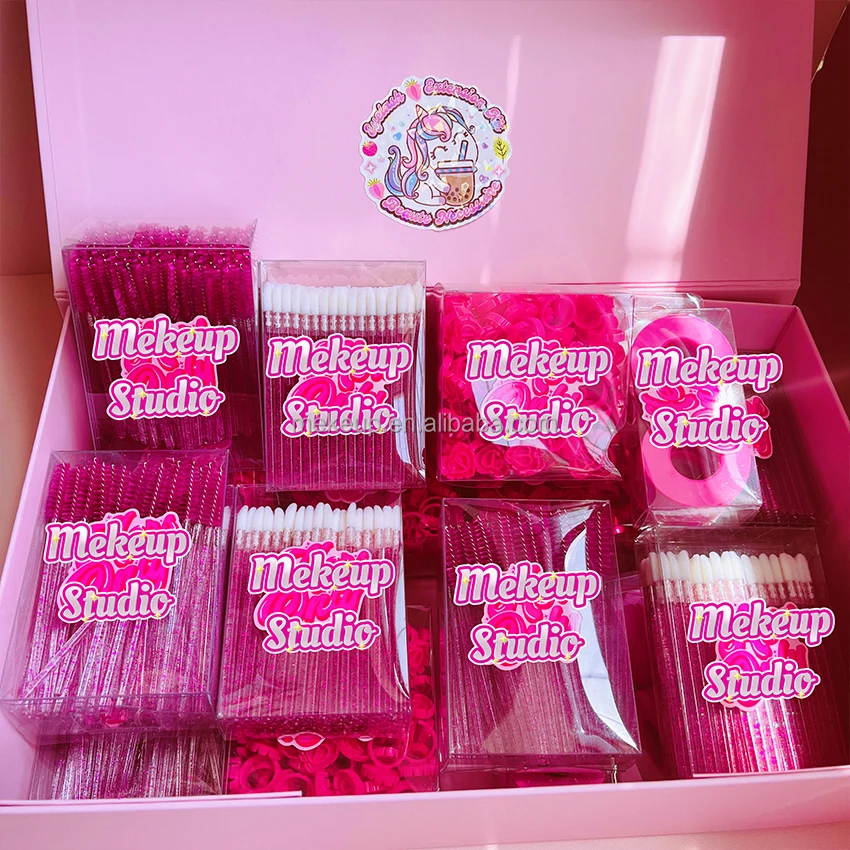 Hot Selling Eyelash Extension Hygiene Kits Meke-up Make Up Kits Set Professional Eyelash Extension Tools False Eyelashes
