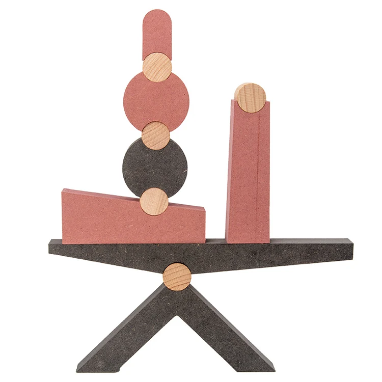 2021 Wooden Balance Beam Toy Wooden Toys Educational Children Learning Play Puzzle Games