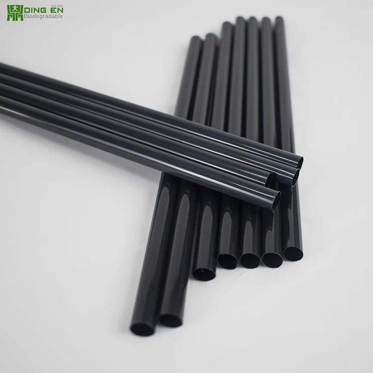 Environmental protection beverage rice corn material degradable straw production equipment