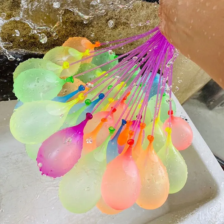 100 Pack Summer Party Fight Biodegradable 3inch Magic Self Sealing Water Balloons