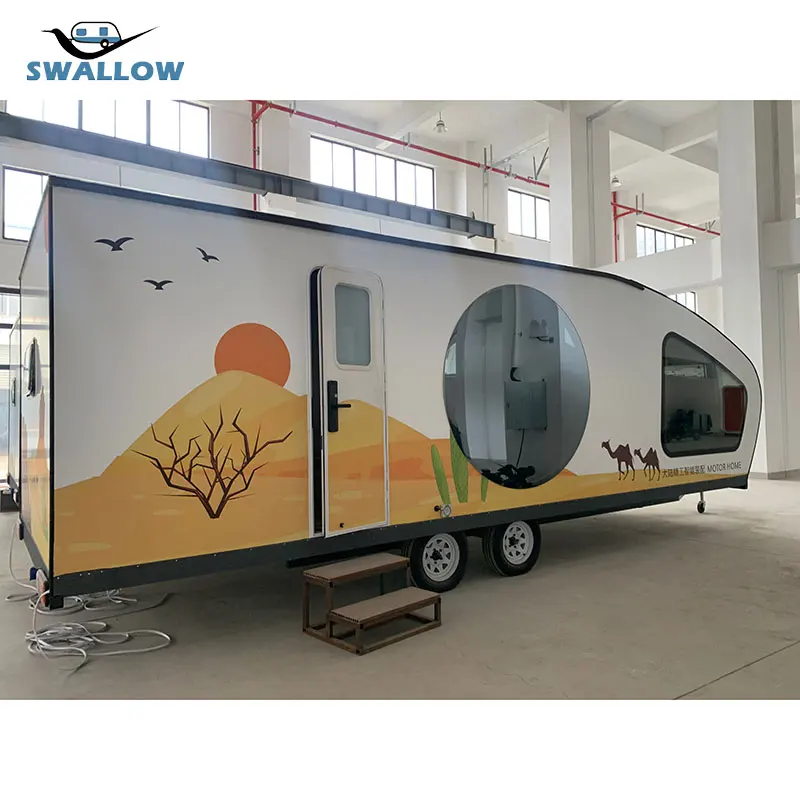 Swallow Factory Direct Sales off Road Trailer Caravan Camper Camping Trailer with CE
