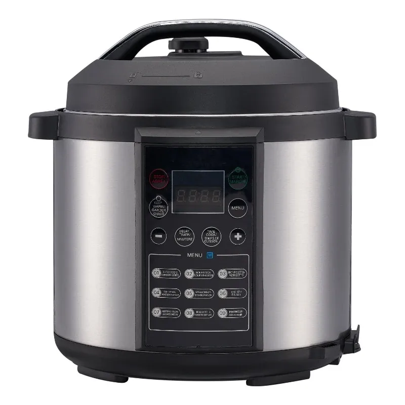 2023 Custom Programmable Digital Pressure Cooker, 6 Quart Cooking ribs steaming rice kitchen smart appliances oem odm