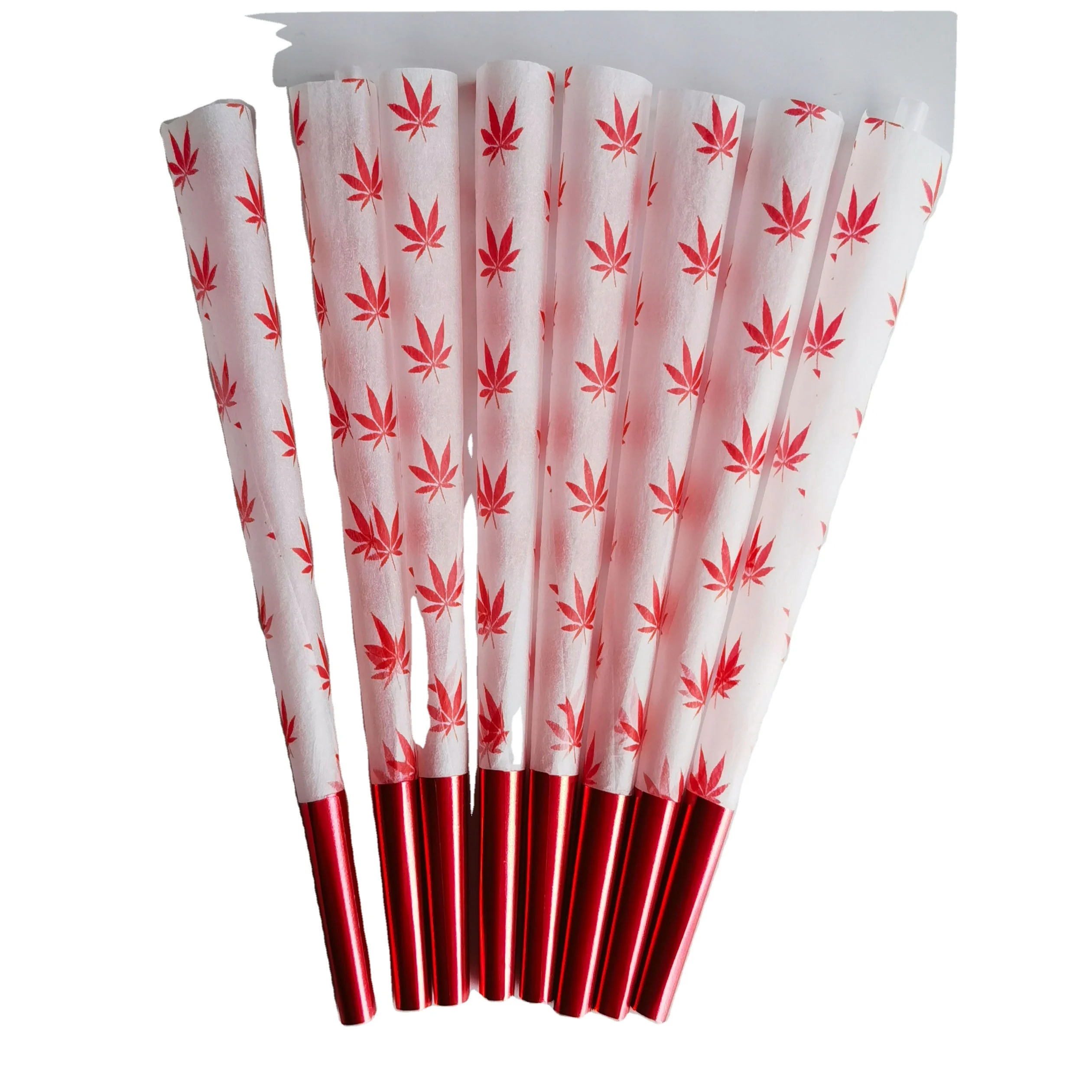 Red leaf design Pre-rolled Cone king size Special Bulk 1000