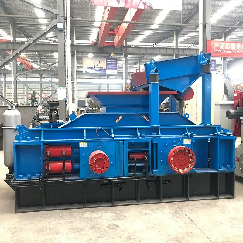 Large Capacity Sand Formation Rate 99% Crusher River Stone Sand Making Double Roller Crusher