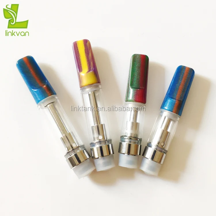
1 ml 0.5 gram empty vape pen ceramic 510 vaporizer oil tank cell cbd cartridge no leaking for thick oil electronic cigarette 