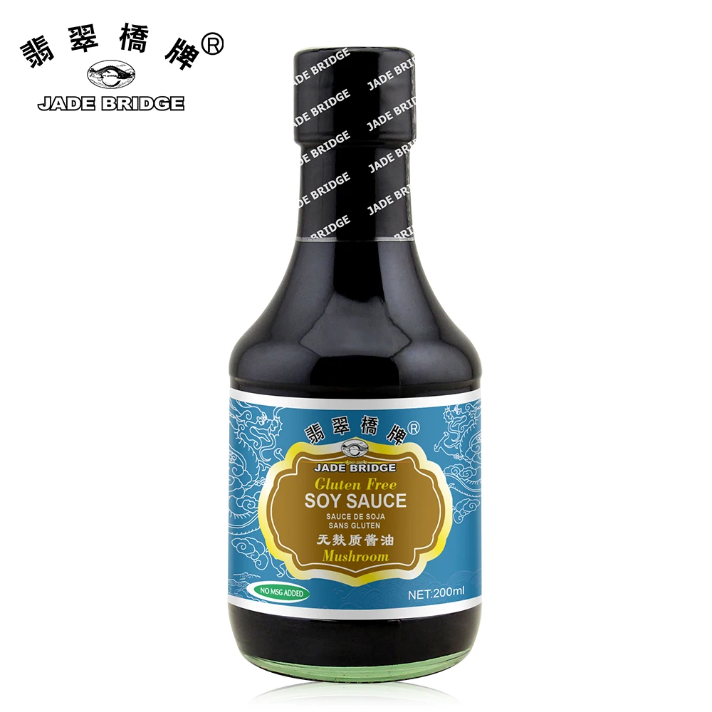 Liquid Brewed Mushroom Chinese Manufacturer Halal Dark Shoyu Soy Sauce