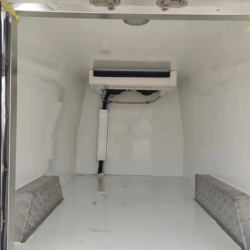 New Arrival Customized 2ton Refrigerated Cold Room Van ev van car electric cargo van truck cheap used cars
