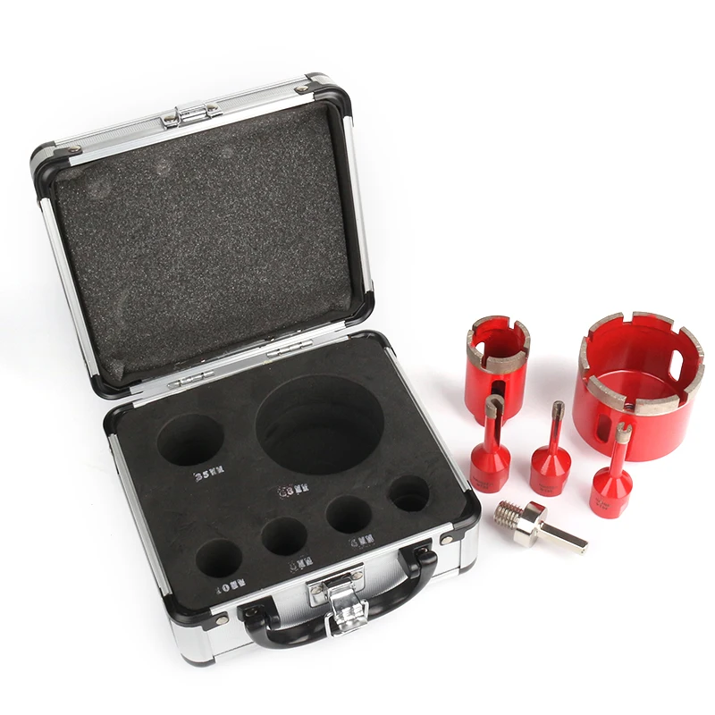 High Quality Straight Shank Diamond Hole Saw Cutter Coated Core Drill Bit Electroplated For Tile Marble Glass Ceramic -