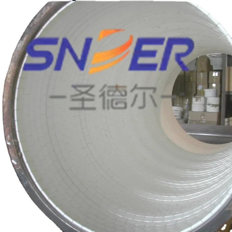 8-30H Wear Resistant Alumina Ceramic Liner for Pipeline (92% 95% Al2O3)