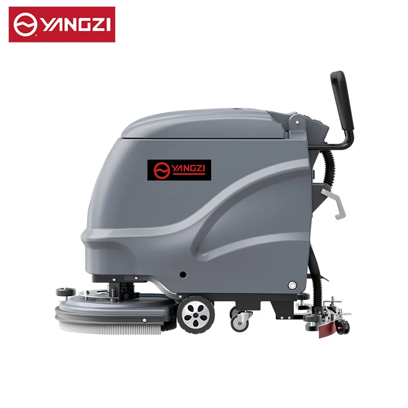 Mini Walk Behind Floor Scrubber Hand Push Road Cleaner Floor Cleaning Equipment For Hospital/station