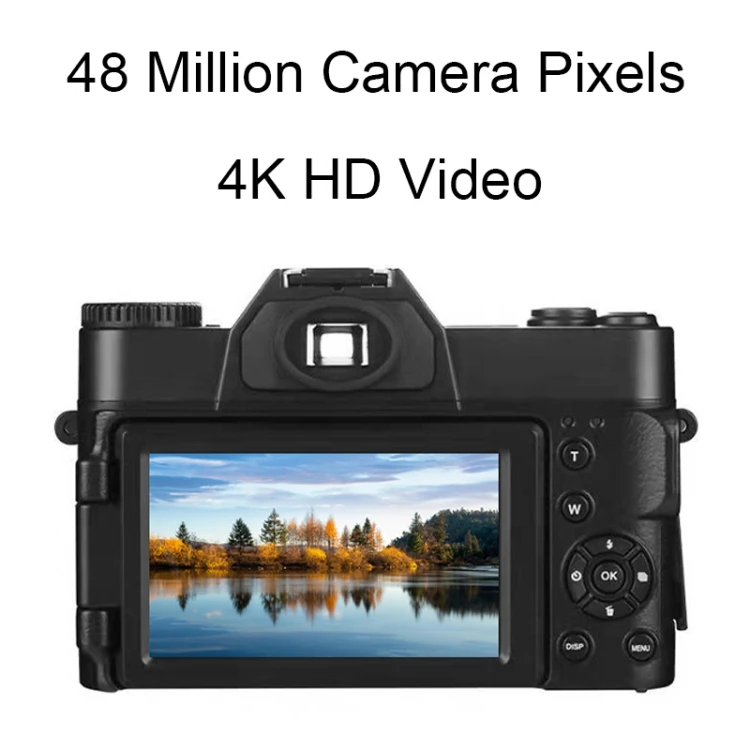 Хорошая обратная связь R10 4K HD 48мп цифровая камера с ретро складным экраном CMOS F/3 2 видеокамеры
