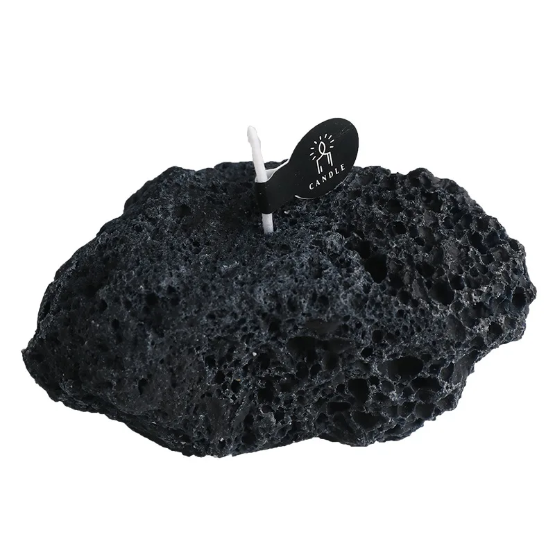 Aromatherapy candle wholesale diy handmade candle home creative decoration photo props meteorite stone candle aromatherapy