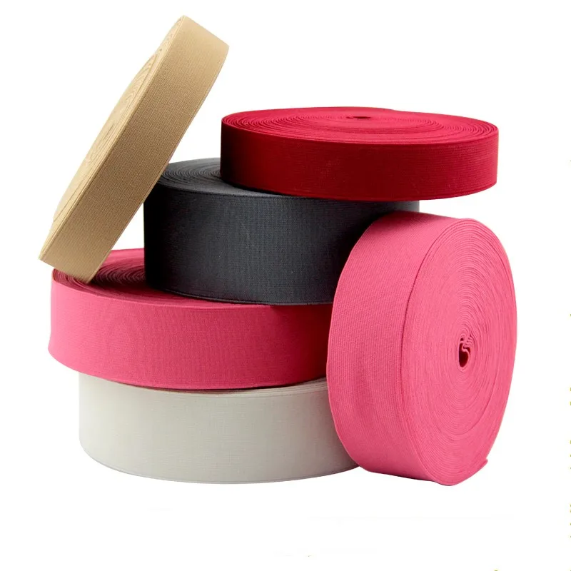 
Factory price wholesale polyester woven elastic band for garments 