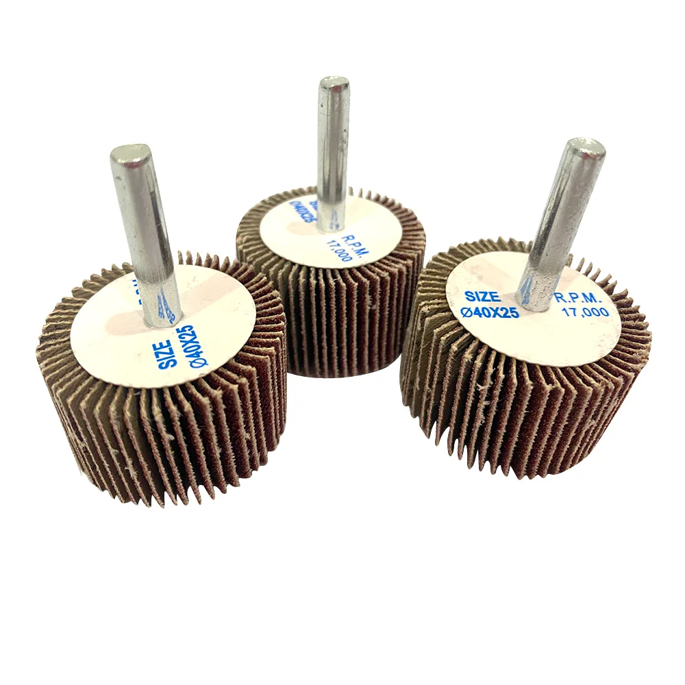 Flap Wheel With Shaft Flap Wheel With Removable Shank Factory Price