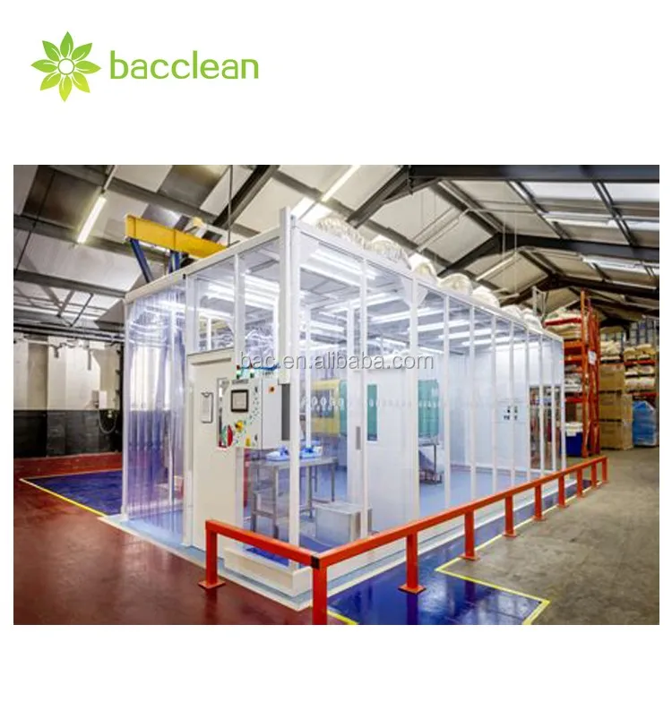 ISO standard dust free room clean room hard wall ISO6 7 8 panel clean booth Portable Modular Clean Room
