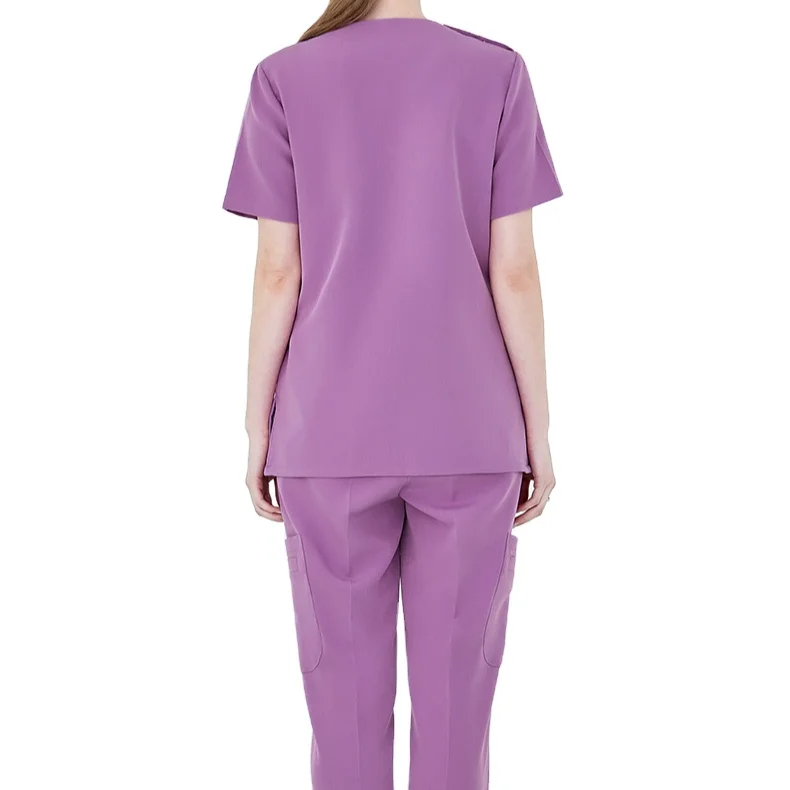 Wholesale Nurse Medical Scrubs Nursing Uniform Elastic Hospital Stylish Cherokee Enfermera Medicos Women Jogger Scrub Set