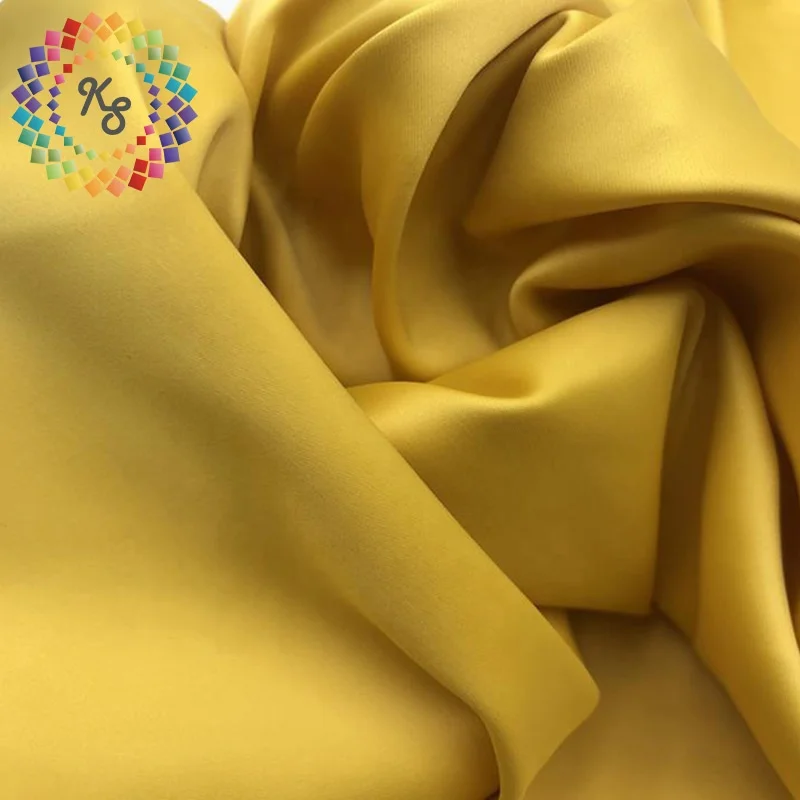 High Elastic Thick Roll Satin Fabric Imitation Acetic Acid Fabric For Baseball Coat
