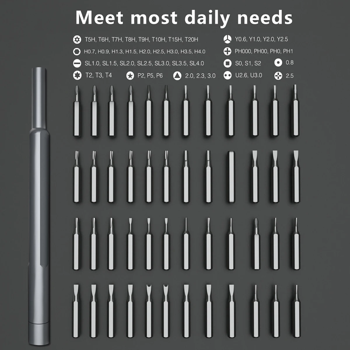 High Quality 48 In 1 Portable Magnetic Precision Screwdriver Set Micro screwdriver set for Smart Phone and Computer laptop