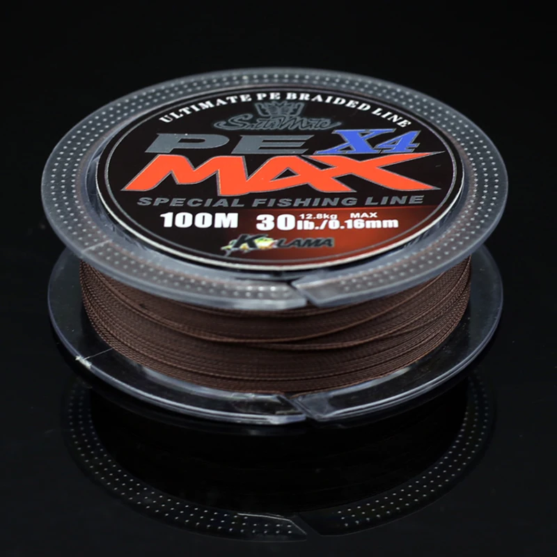 NEW Fishing Line 4 Strands PE Braided 100 Meters Multifilament Rope Peche Carpe Wire String