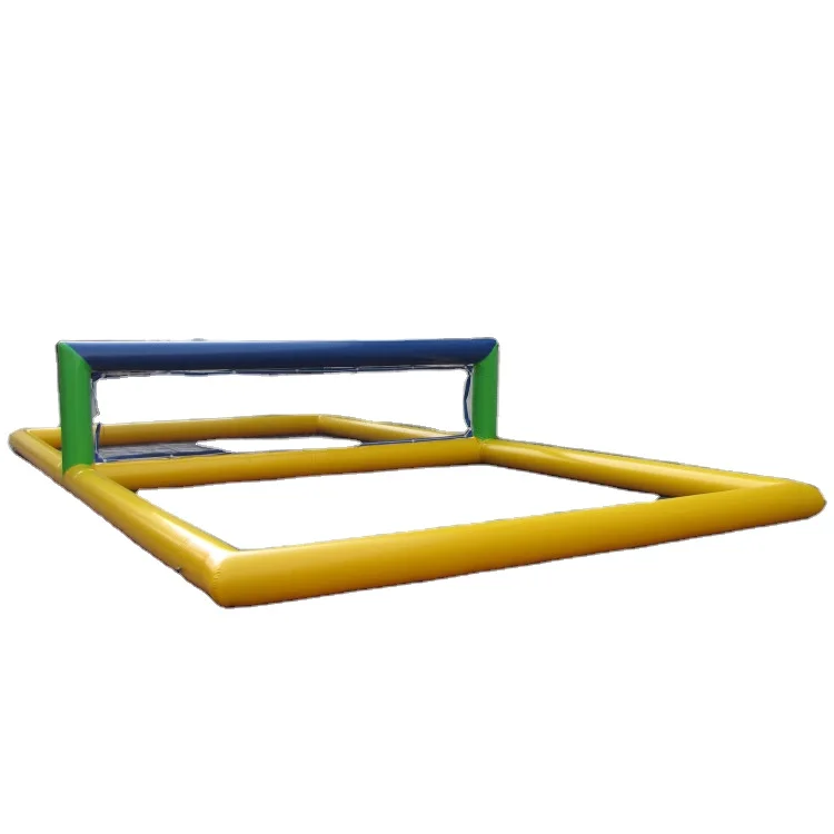 Floating water sport inflatable aqua volleyball court /water polo field games floating water sports inflatable volleyball court