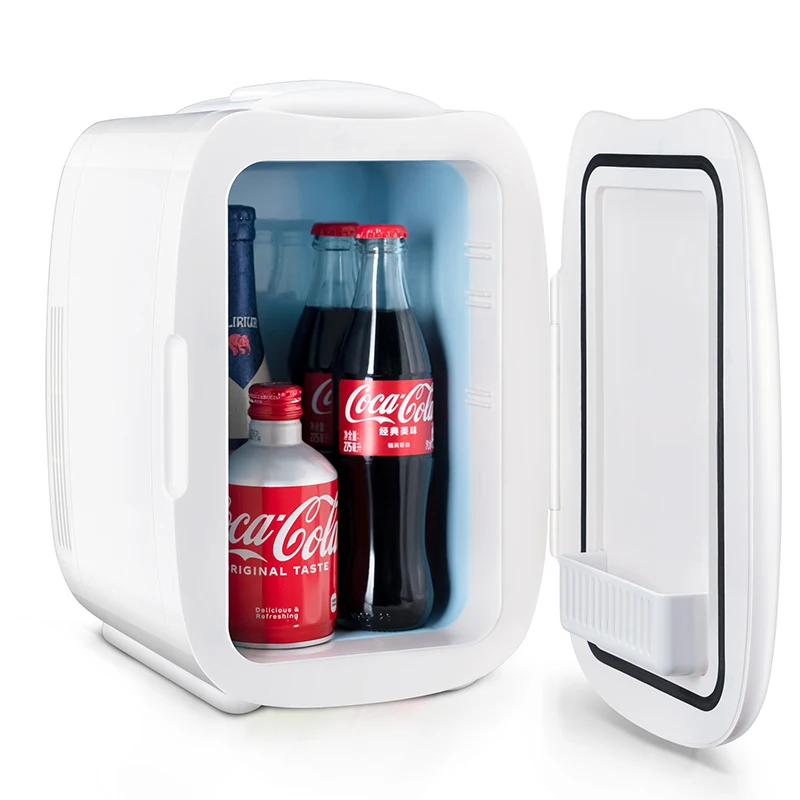 8 can portable dualuse minecarft car mini fridge 6l burau 110v 12v portable refrigerator