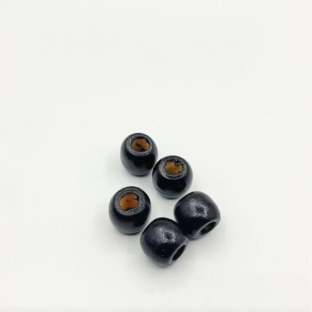 Wholesale Maple Wood Colorful Barrel Beads Loose Beads Strand Bracelet Necklace Hair Braid Accessories DIY