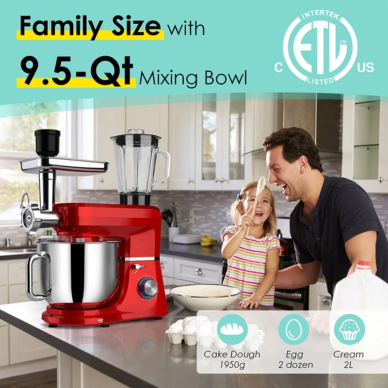 home appliances kitchen home 5 in1 multifunctional stand mixer with blender and meat grinder parts food mixers