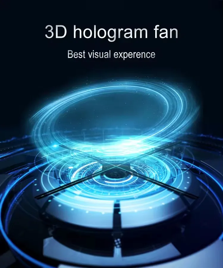 3D голографический вентилятор 15-25 дюймов