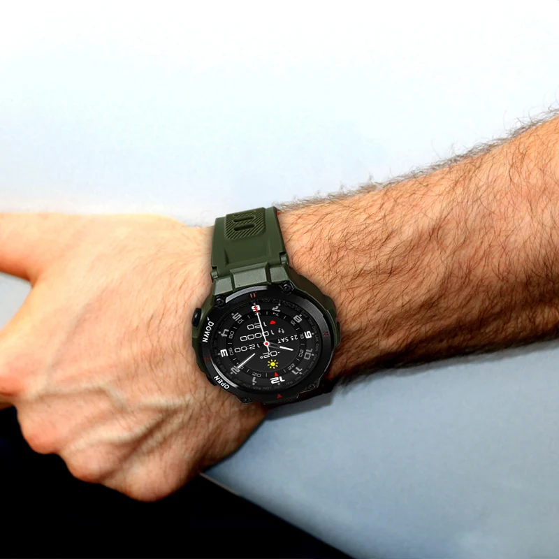 k22 OEM Customized Fitness Health 400 mAh Big Battery Bt Calling Smart Watches Fashion Outdoor Sport Watch K22