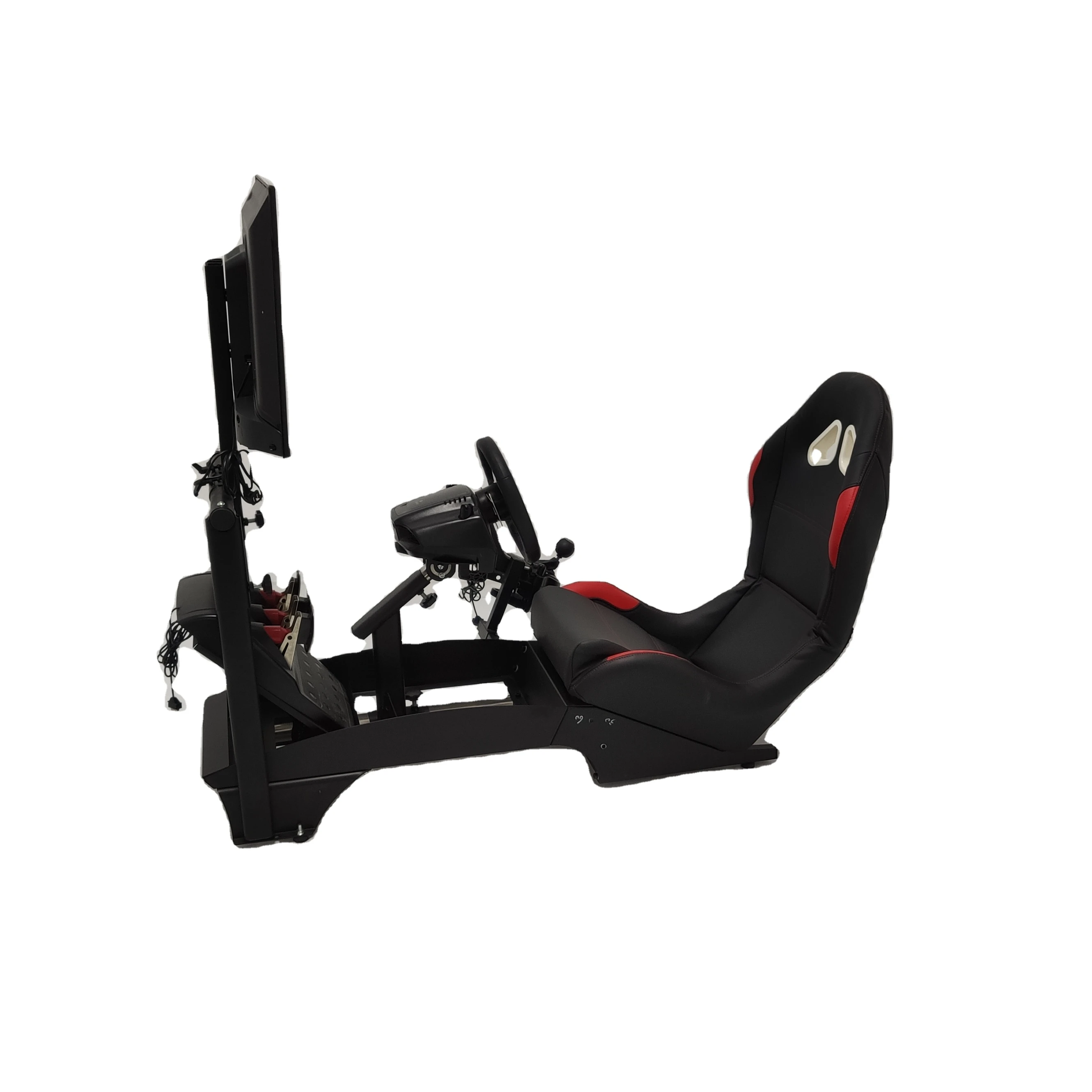 Racing Foldable Simulator Racing Cockpit with Tv Stand Add-on F1 Racing Simulator Seat