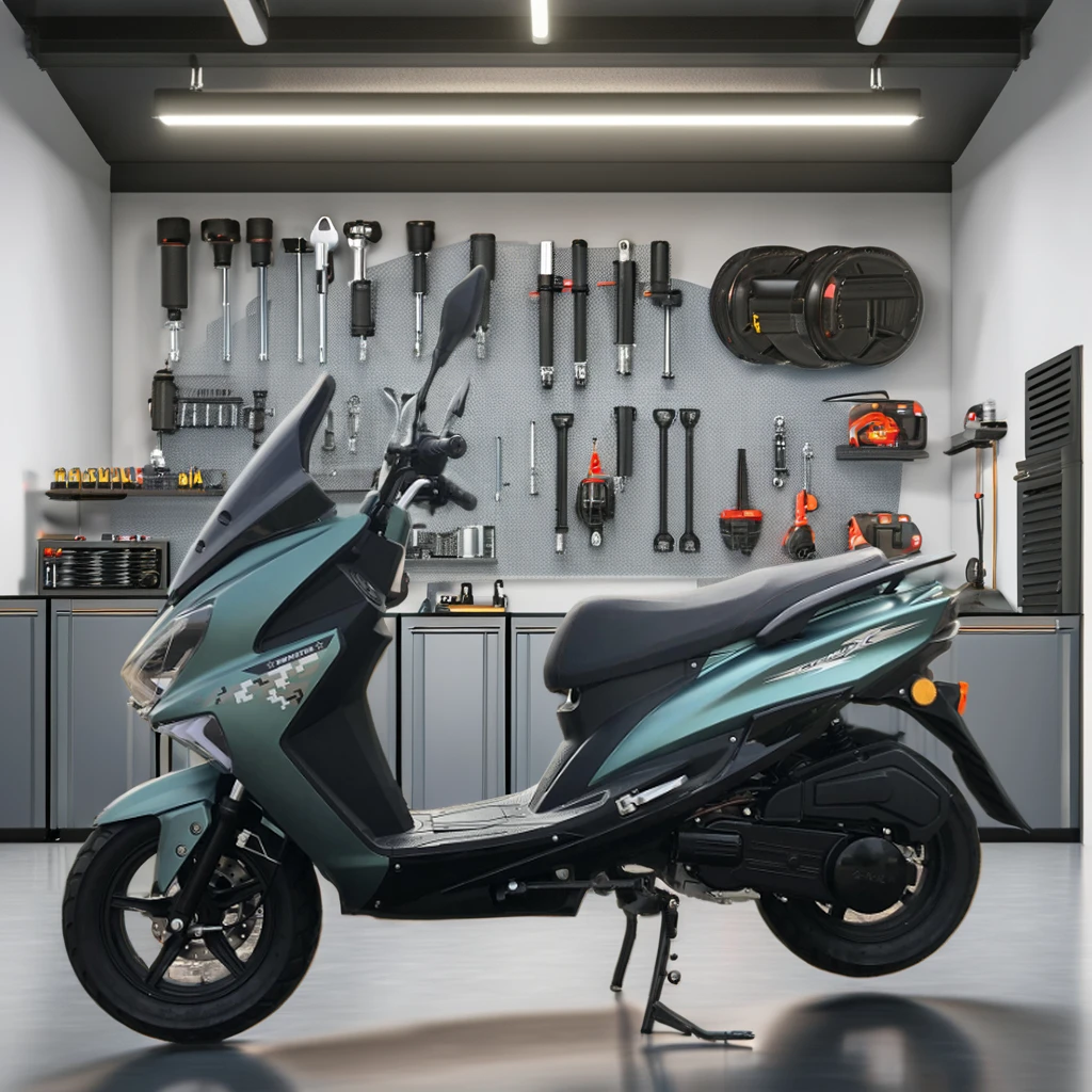 1 Cylinder 4 Stroke 150CC Gasoline Scooter for Adults Two-Wheel Motorcycles for Better Visibility