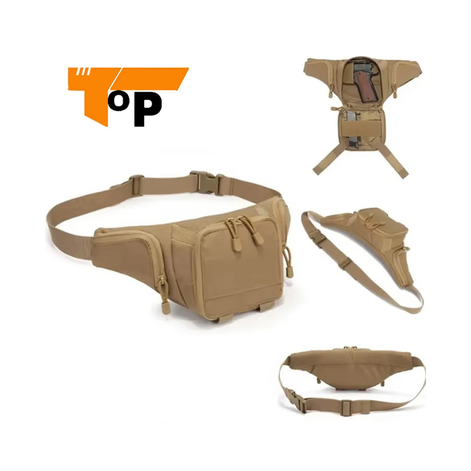 Outdoor Utility conceal Tactical  Fanny Pack Pouch Personal Defense Equipment for Camping  Comfortable Belt Bag
