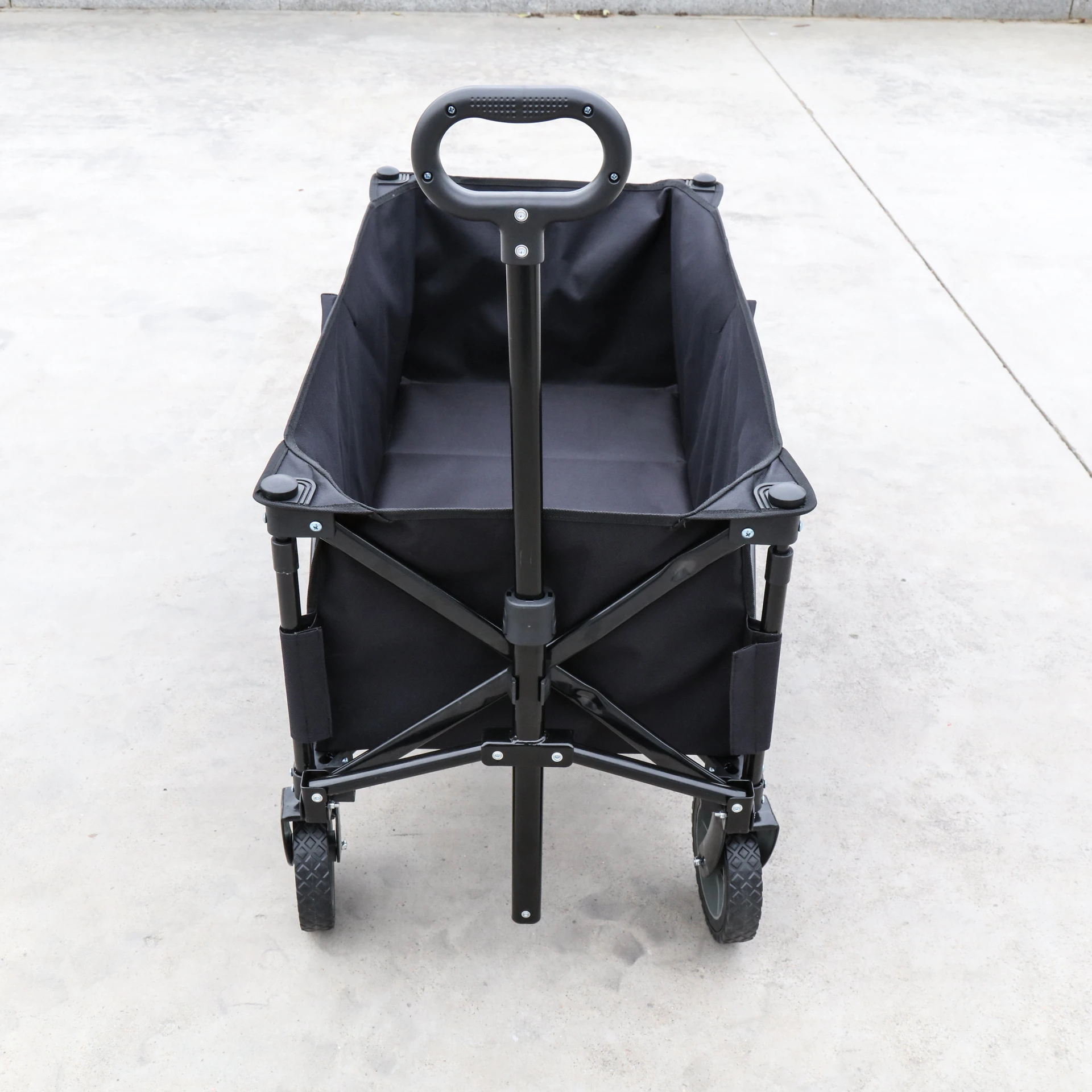 Cheap outdoor travel portable garden picnic wagon trail carrying utility folding camp cart folding wagon