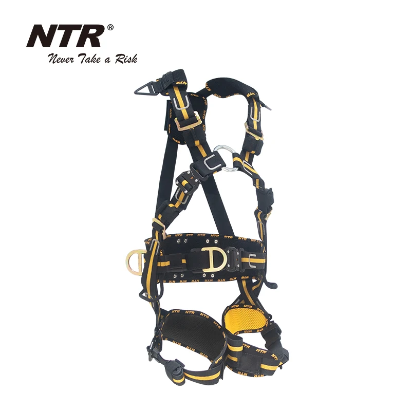Full body safety harness for wind power industry fall arrest and work positioning harness
