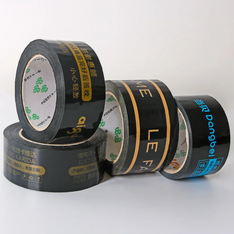 Bopp Sticky Tape With Logo Adhesive Cello Jumbo Roll Shipping Custom Logo Printed Clear Fragile Plastic Bopp Packing Tape