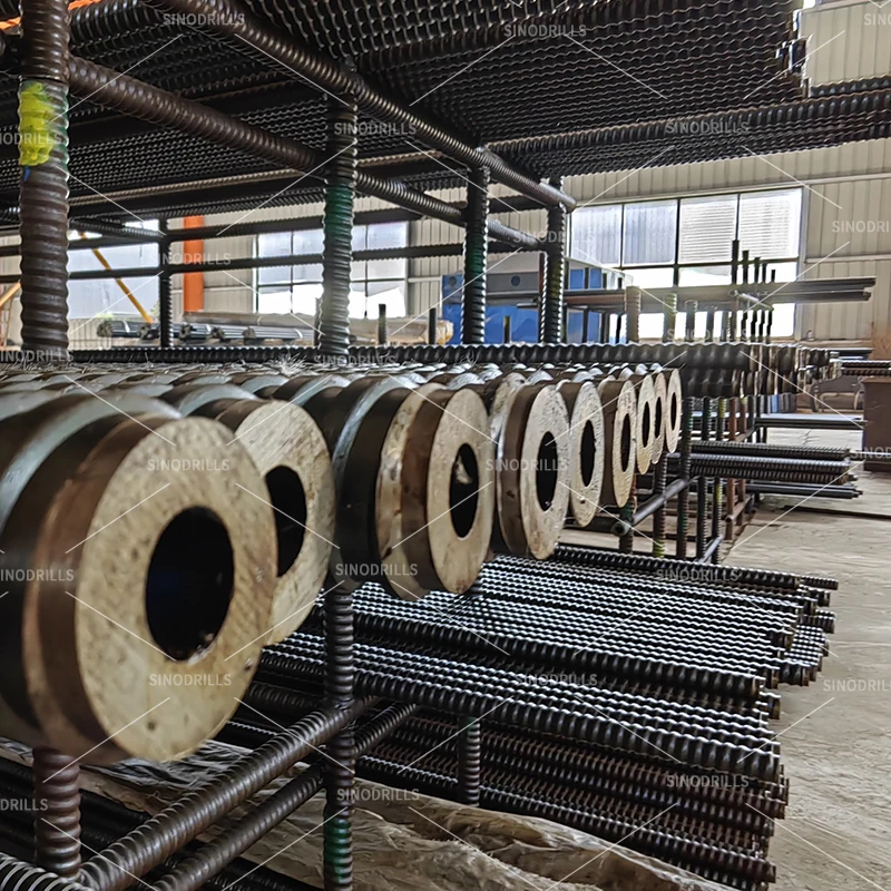 SINODRILLS Self Anchor Drilling Bar Tunnel Steel Hollow Anchor Bolt Expansion Shell Rock Bolt