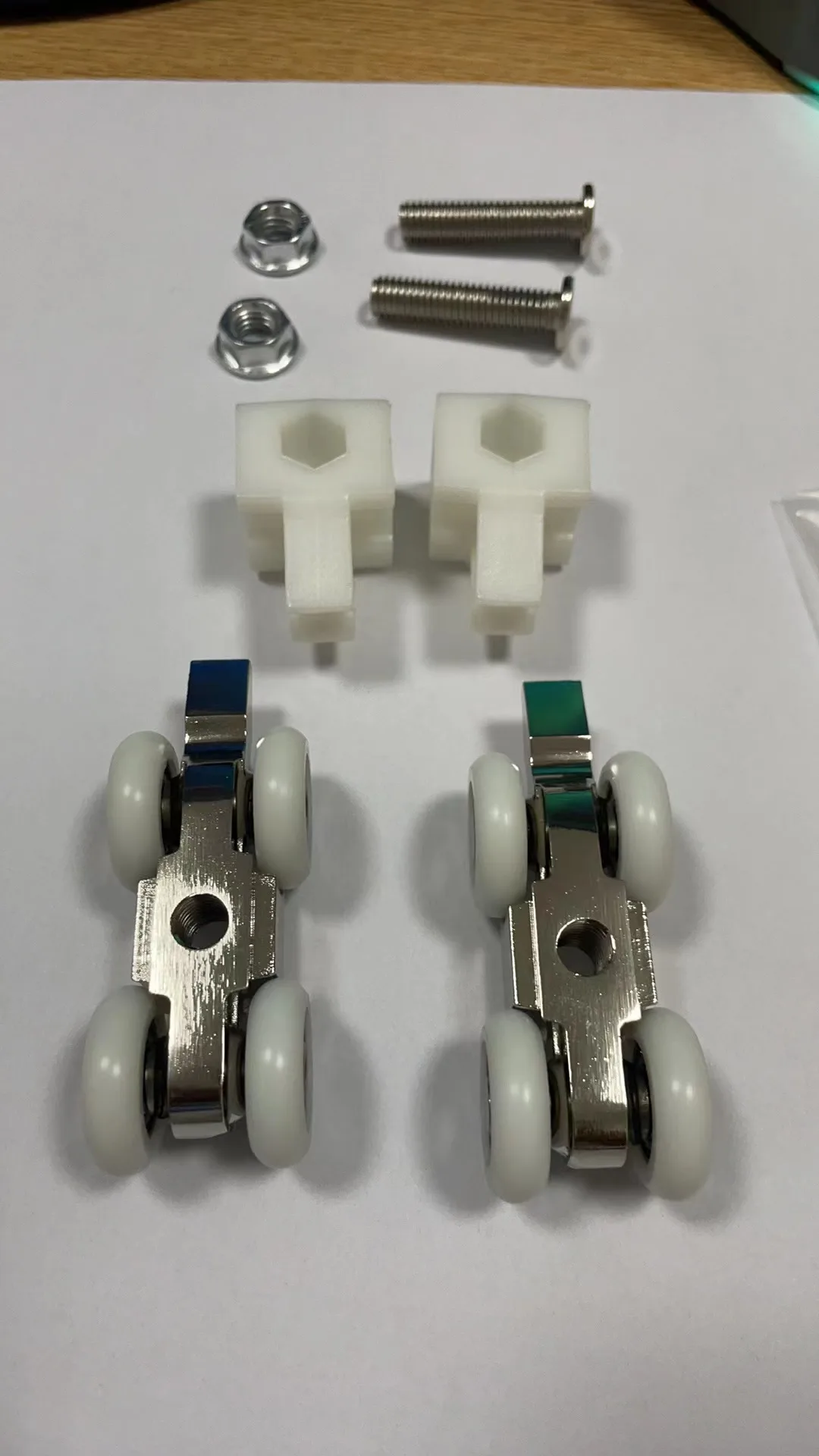 heavy duty smooth  quiet top hung folding door system wheels for sliding doors