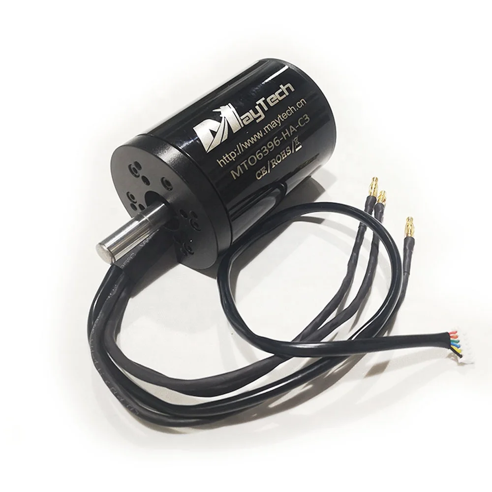 Maytech New 6396 170KV 190KV waterproof dustproof motor with hall sensor for electric skateboard longboard mountainboard Robots