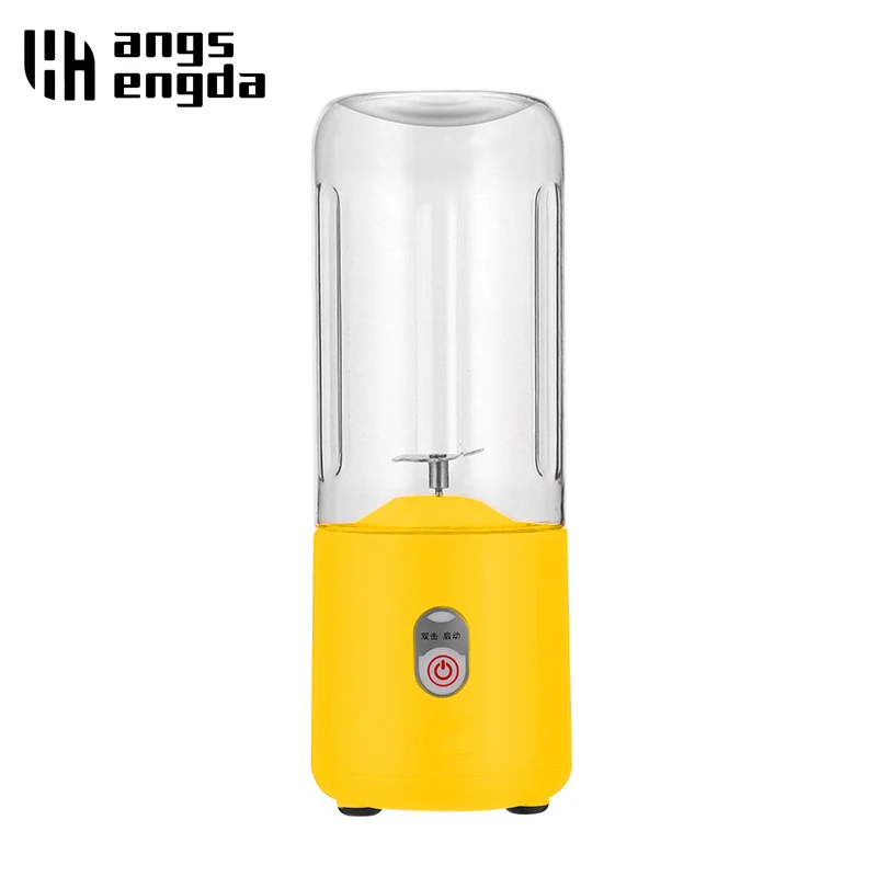 Wholesale 500ML Electric Juicer Smoothie Blender Cup Mini Portable USB Blenders Wireless Press Juicers Charging Hand held Juicer