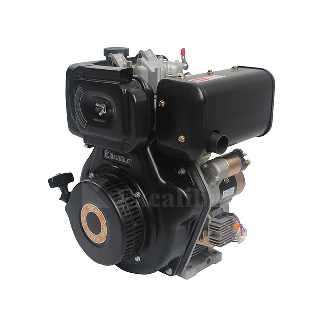 2021NEW ELECTRONIC START DIESEL ENGINE 6HP 4 STROKE SINGLE CYLINDER AIR-COOLED