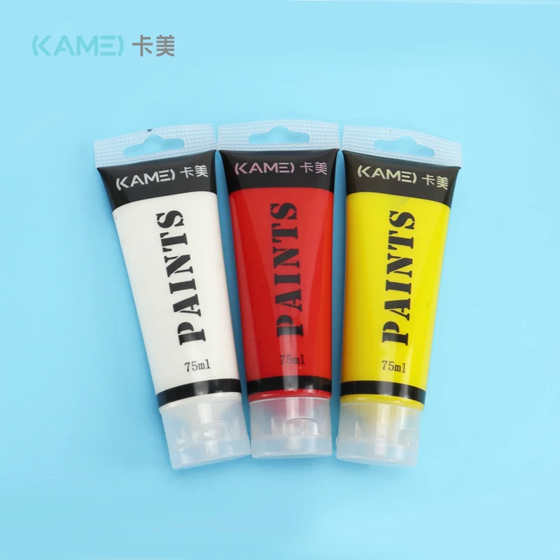 Wholesale 75 ml color box hose acrylic paint set