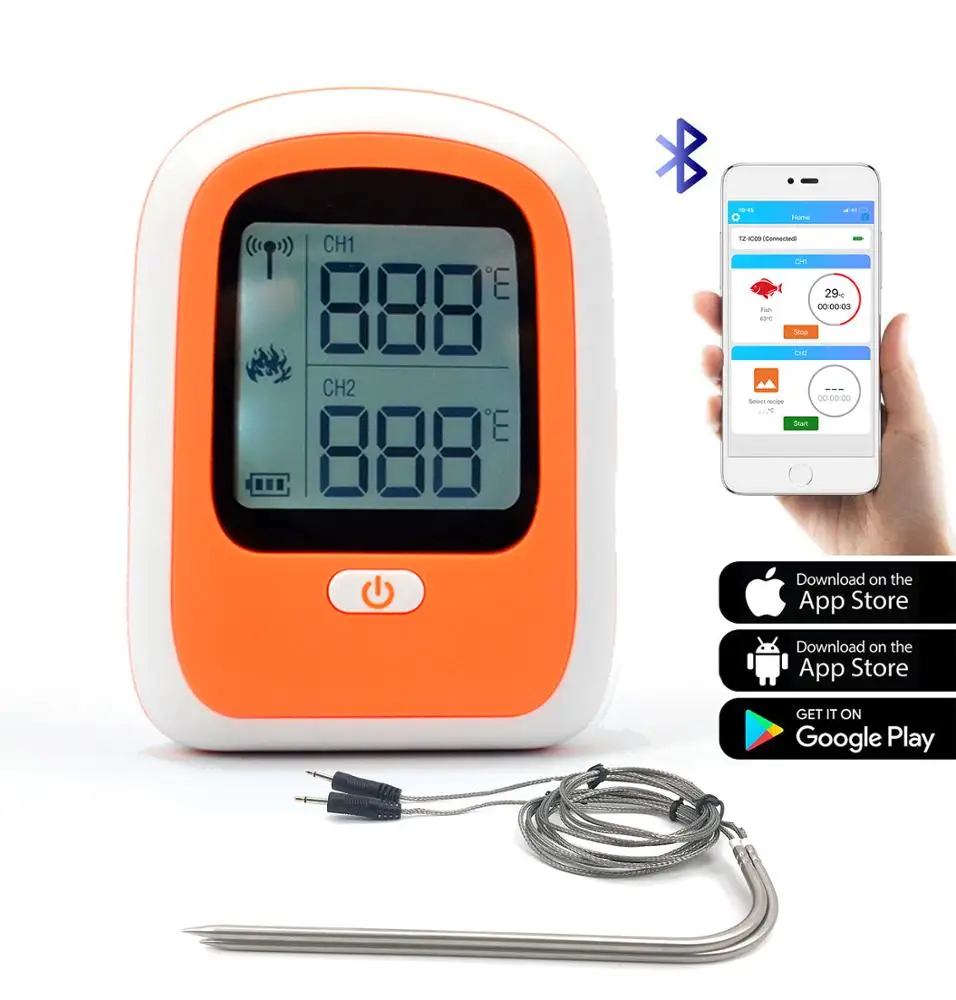 
instant read lcd digital milk candy kitchen cooking food meat grill smoker food probe thermometer 