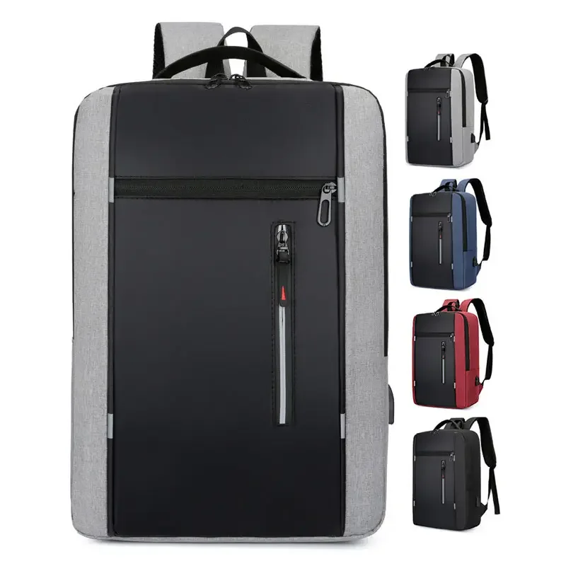 Factory Wholesale Waterproof Custom with USB Laptop Backpack for Business Man and Woman