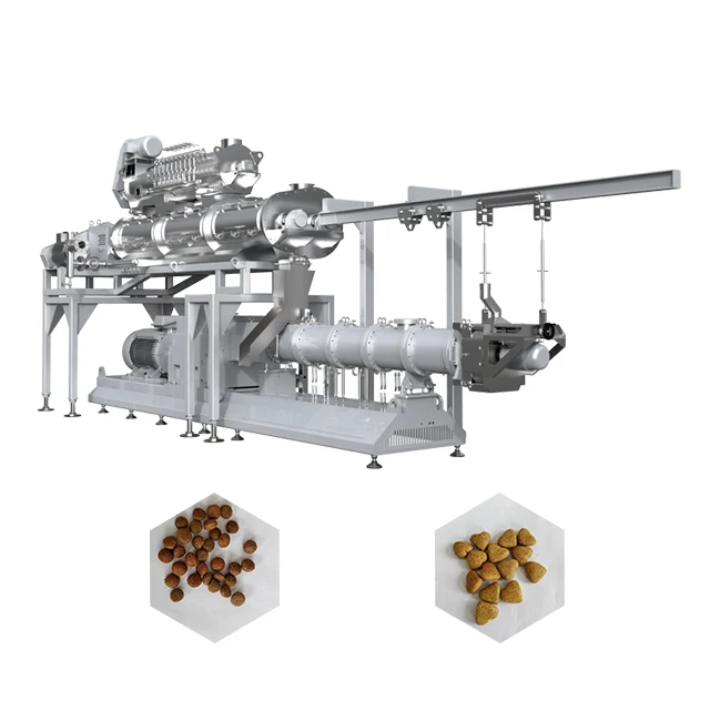 New cat and dog food production equipment pet feed pellet production line